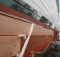 Restauração de barco de madeira: remoção e substituição de tábuas
